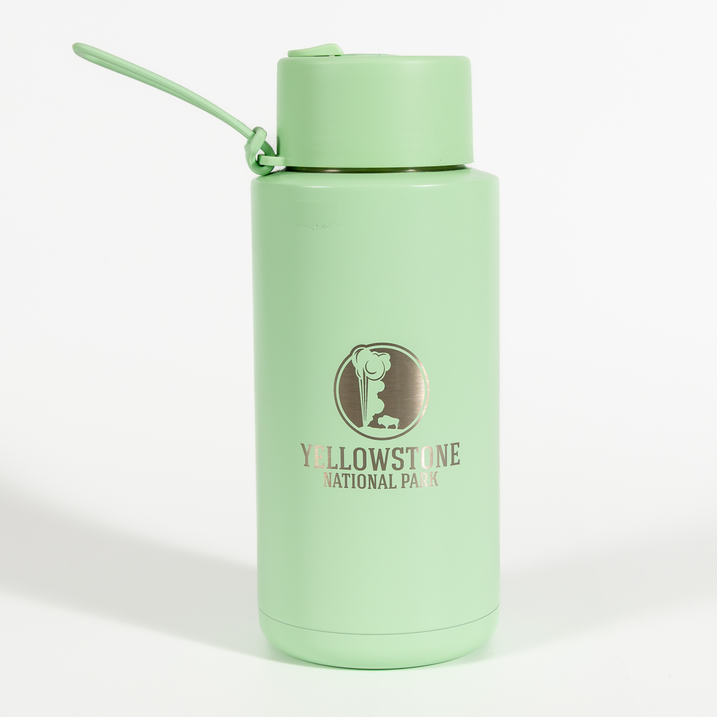 Frank Green 34 Oz Ceramic Reusable Bottle Yellowstone Green