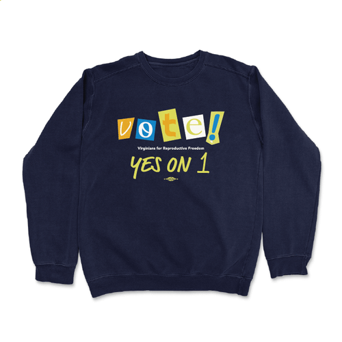 Cut Out (Navy Crewneck Sweater)