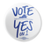 Yes On 1 Set (2.25" Pin-Back Buttons -- Combo Pack Of Two!)