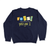 Cut Out (Navy Crewneck Sweater)