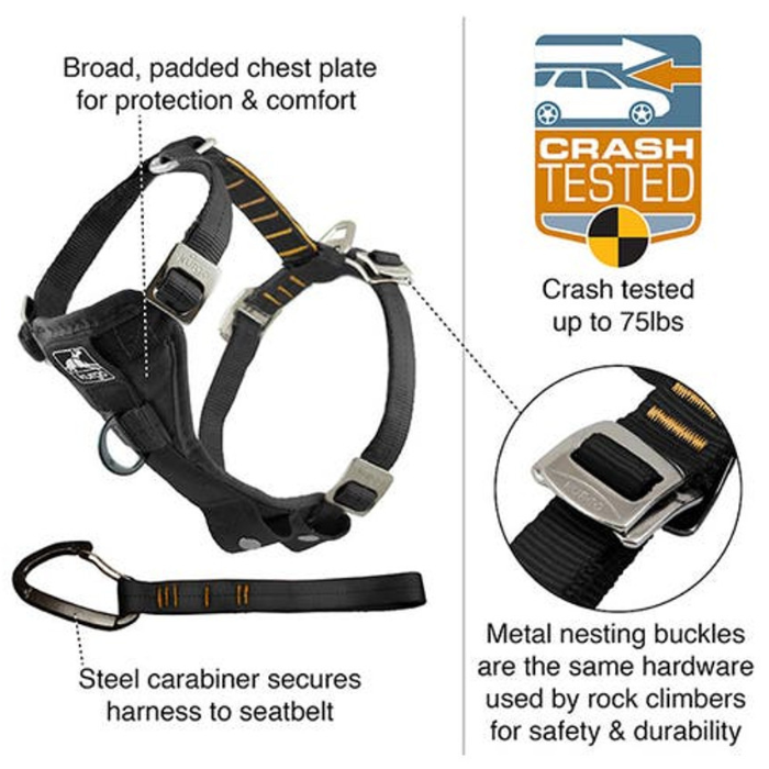 Kurgo Enhanced Strength Tru-Fit Dog Car Harness - Main Image