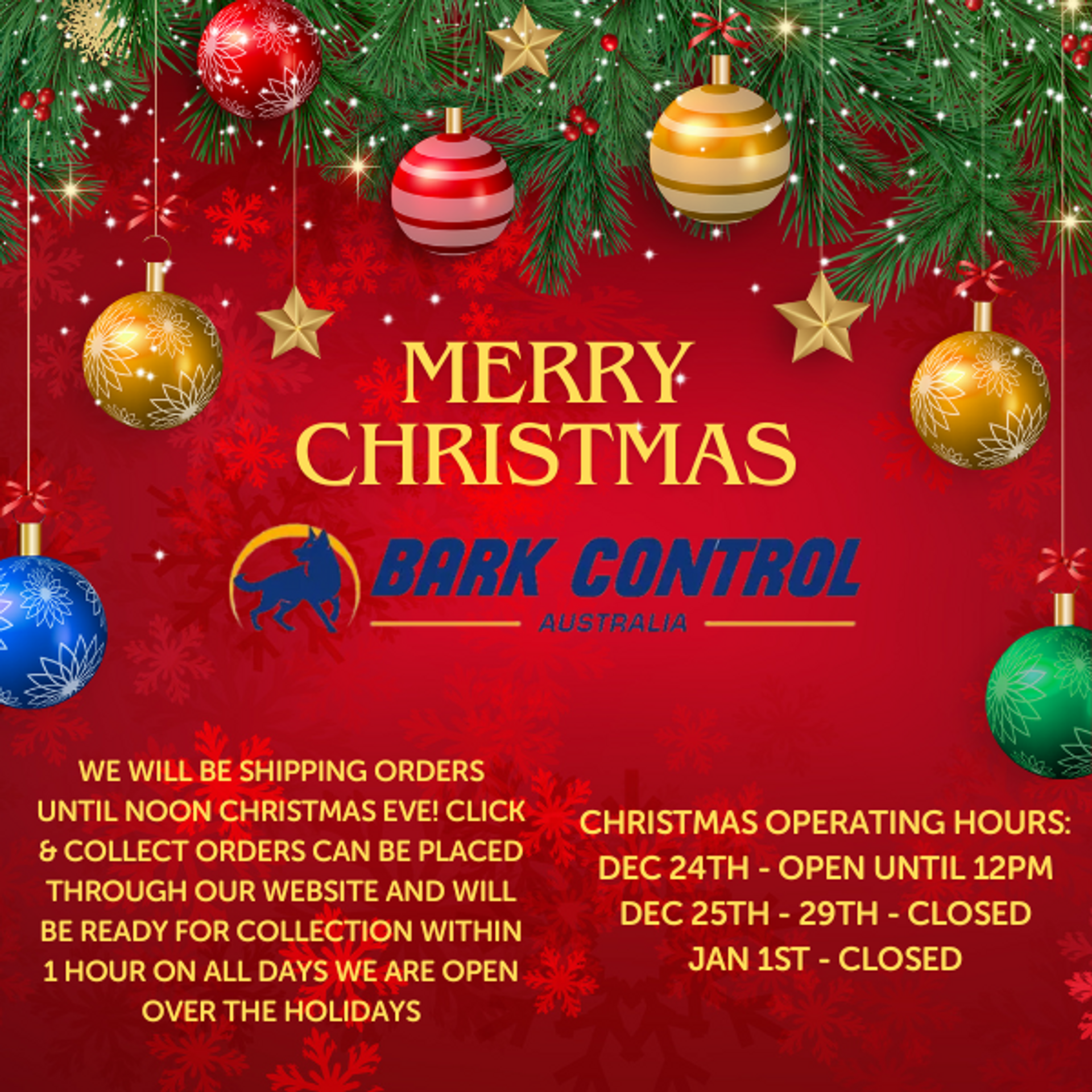 2024 Christmas Hours