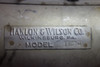 Hanlon & Wilson Co. 186-D LH Heater Exhaust 