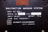 Avtech Corp Malfunction Warning System 28V PN 884-1, 6608108-1