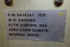 Gates Learjet Cabin Climate Internal Defog Control Box W/ Transistors PN 5418341
