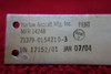 Harlow Aircraft MFG Seat Track PN 71379-0154210-3, 14248