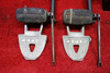 Piper Dual Rudder Pedal & Toe Brakes PN 63418-1, 63418-0, 63459-19, 63459-019