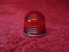   Red Strobe Light Beacon Lens W/ Mounting Clamp