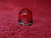   Red Strobe Light Beacon Lens W/ Mounting Clamp