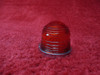   Red Strobe Light Beacon Lens W/ Mounting Clamp