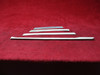 Piper PA-28R-180 Arrow LH Pilot Front Window Trim Retainer Strips