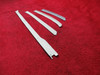Piper PA-28R-180 Arrow LH Pilot Front Window Trim Retainer Strips