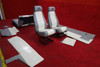 Piper PA-24-250 Pilot, Co-Pilot, Rear Bench Seats, Sidewall Trim Panels (CALL OR EMAIL TO BUY)