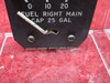 Stewart Warner RH Main Fuel Gauge PN 819477, 41849
