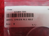 Piper PA-28, PA-32, PA-34, PA-44 Wheel Spacer MLG Axle PN 63484-00, 63484-000