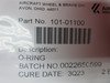 Aircraft Wheel & Brake O-Ring PN 101-01100