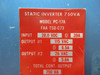 Flite-Tronics PC-17A Static Inverter 750VA 28V 