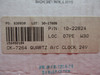 Instrument Services CK-7264 Quartz Clock 24V PN 10-22824, CK-7264-24