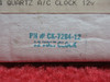 Instrument Services CK-7264 Quartz Clock 12V PN 10-22812, CK-7264-12