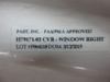 Past Inc Piper PA-28, PA-32, PA-34 RH Window Cover PN H79171-02, 79171-002