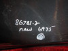 Piper PA-44 RH Fuel Line Trim Cover PN 86781-002, 86781-02