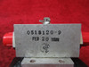 Cessna 177 Fuel Selector Valve W/ Cover & Handle PN 0513120-9