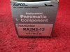 Rapco, Inc. Vacuum Regulator Valve PN RA2H3-12, 2H3-16, 2H3-12, 133A16