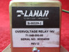 Lamar Overvoltage Relay 14V PN B-00339-1, 71-349-000-00