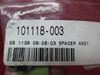 Piper PA-28, PA-32 Control Wheel Yoke Spacer PN 101118-003