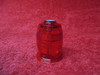 Whelen A402AR Red Flashing Beacon Light Lens PN 68-2170504-50