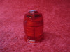 Whelen A402AR Red Flashing Beacon Light Lens PN 68-2170504-50