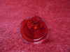 Whelen A402AR Red Flashing Beacon Light Lens PN 68-2170504-50