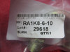 Rapco Vacuum Pump Fitting PN RA1K8-6-10, 10-00396, 560-810, 560 810