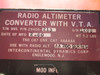 Intercontinental Dynamics 995 Radio Altimeter Converter W/ V.T.A PN 29400-213