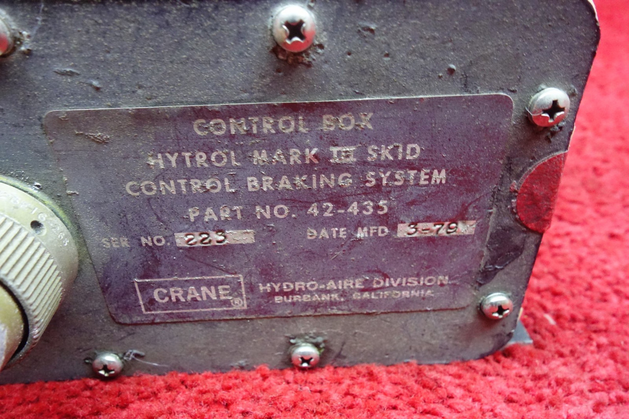 43-379-1 Hydro-Aire Hytrol Mark III Skid Control Braking System