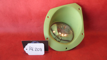 Cessna 210, T210, P210 LH Landing Light Cover w/ Lamp PN 2113191-1, 4591