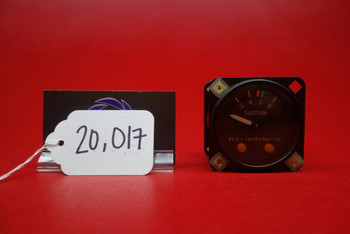 Airborne Mfg Co 162-9 Suction Gauge PN C668519-0102 Airborne Mfg Co 162-9 Suction Gauge PN C668519-0102