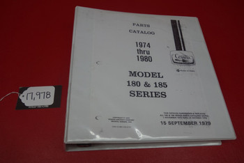 Cessna 180, 185 Parts Catalog PN P599-12-RPC-450-9/79