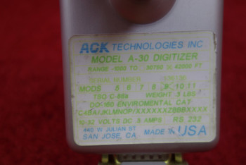 ACK Technologies Inc. A-30 Digitizer 10-32V  PN A30-02-00