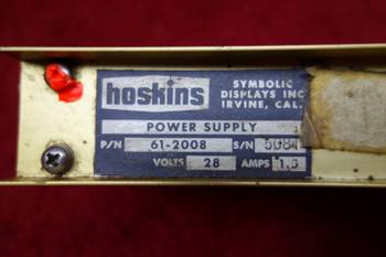 Hoskins Power Supply  28V  PN  61-2008