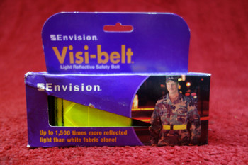 Envision Adjustable 31"-55" Light Reflective Safety Belt PN HVBF-023