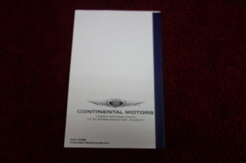 Teledyne Operators Manual PN GTSIO-520-H 