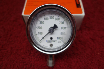 Ashcroft Duralife Pressure Gauge PSI   1000 PN 251009SW02L-1000