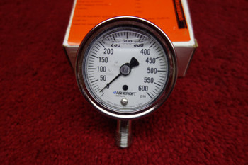 Ashcroft Duralife Liquid Pressure Gauge PSI 600 PN  5WJ26