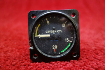 Cessna Oxygen Cylinder Pressure Gage PN C668522-0101, 61349-AW1827BA01