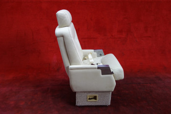 Bombardier Learjet 55B Seat W/ Seatbelts  (CALL OR EMAIL TO BUY)