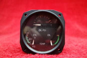 Aircraft Inst & Development 18C452-1 Engine Gauge PN C662019-0101