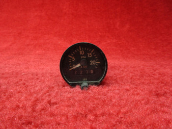 Eldec Corporation Fuel Flow & Rate Indicator 28V PN 9-328-01