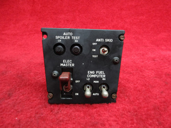 Rockwell Int. NA-265-65 Sabreliner Electrical Master And Anti-Skid Switch Panel