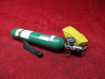 Puritan-Bennett Co. Oxygen Bottle W/ Mask 1800 PSI PN 176960-11S-M-2D-24-23